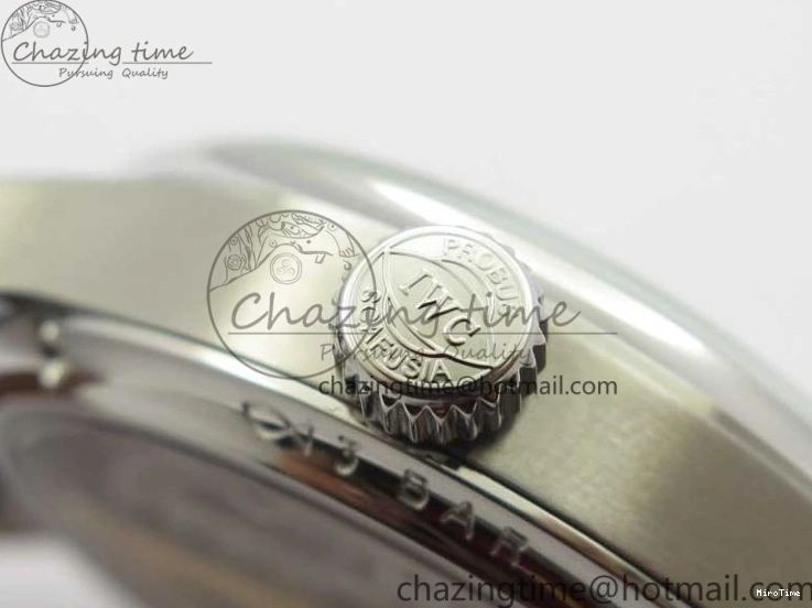 MIROTIME 0128 Portugieser Perpetual Calendar IW503406 V9F 1:1 Best Edition Silver Dial on Black Leather Strap A FastDry 7115